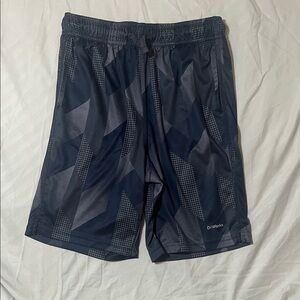 Athletic Works Men's Geometric Black Shorts